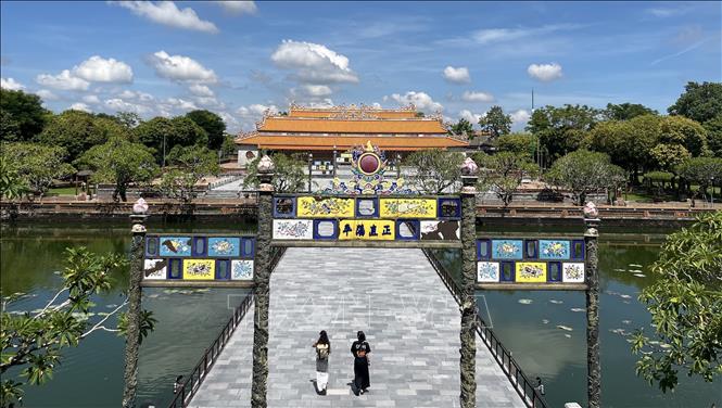 Khuôn viên Đại nội Huế. Ảnh: Văn Dũng-TTXVN