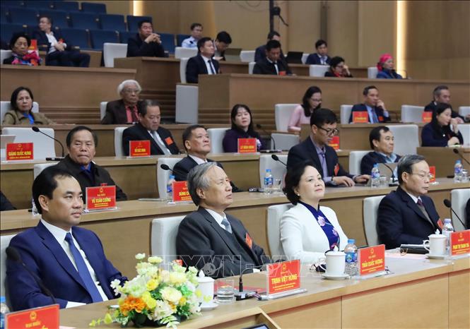 Đại biểu dự buổi gặp mặt. Ảnh: Đinh Thùy-TTXVN 