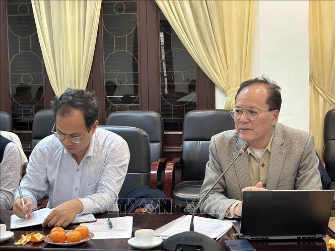 PGS, TSKH Lương Đình Hải, Viện Nghiên cứu Con người, Gia đình và Giới nhận định, hệ giá trị pháp quyền là một trong những hệ giá trị cấu thành chủ yếu của hệ giá trị quốc gia. Ảnh: Thanh Hương - TTXVN