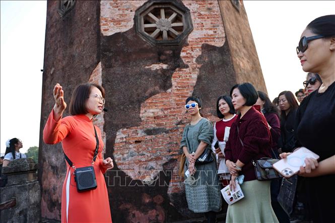 “Ký ức Cột cờ” – một sản phẩm du lịch văn hóa – lịch sử mới, nhằm tôn vinh giá trị biểu tượng của Cột cờ Hà Nội trong không gian Hoàng thành Thăng Long. Ảnh: Thanh Tùng - TTXVN