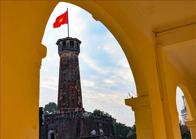 “Ký ức Cột cờ” – một sản phẩm du lịch văn hóa – lịch sử mới, nhằm tôn vinh giá trị biểu tượng của Cột cờ Hà Nội trong không gian Hoàng thành Thăng Long. Ảnh: Thanh Tùng - TTXVN