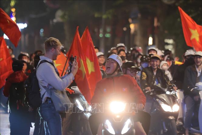 Phố Hai Bà Trưng. Ảnh: Hoàng Hiếu - TTXVN