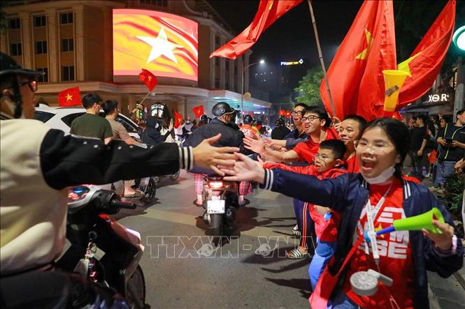 Phố Hai Bà Trưng. Ảnh: Khánh Hoà - TTXVN