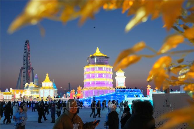 Công viên băng tuyết lớn nhất thế giới, Harbin Ice-Snow World lần thứ 27, mở cửa đón khách từ ngày 17/12/2025 tại 