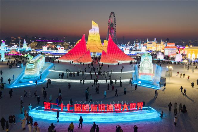 Công viên băng tuyết lớn nhất thế giới, Harbin Ice-Snow World lần thứ 27, mở cửa đón khách từ ngày 17/12/2025 tại 