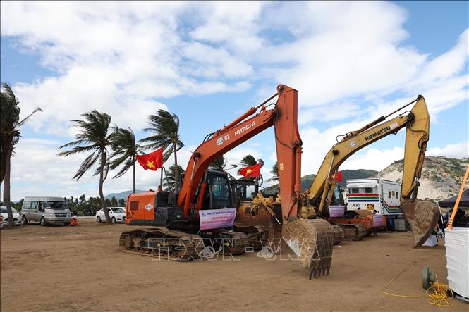 Khánh Hòa khởi công Dự án Khu tái định cư Vạn Thắng giai đoạn 1. Ảnh: Đặng Tuấn- TTXVN