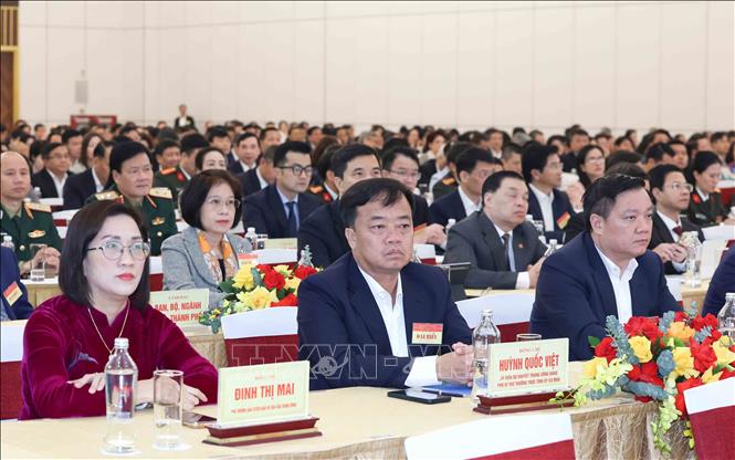 Đại biểu dự hội nghị. Ảnh: Phương Hoa - TTXVN