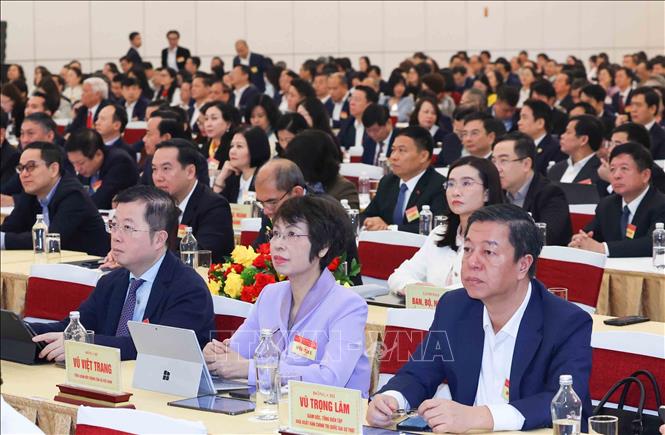 Delegates at the conference. VNA Photo