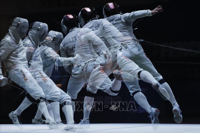 4 VĐV Nguyễn Xuân Lợi, Nguyễn Văn Quyết, Lê Văn Bang, Phan Ánh Dương thi đấu xuất sắc, giành HCV. Ảnh: Minh Quyết - PV TTXVN tại Thái Lan