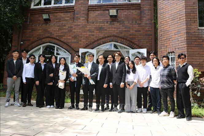 Sinh viên Việt Nam tại Australia - cầu nối tri thức, văn hóa giữa hai quốc gia. Ảnh: Thanh Tú - PV TTXVN tại Australia