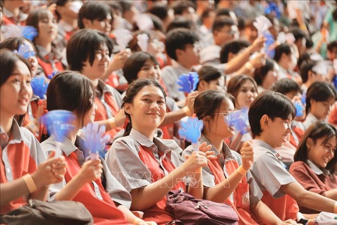 Không khí tại Lễ bế mạc SEA Games 33. Ảnh: Minh Quyết - PVTTXVN từ Thái Lan