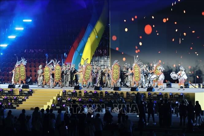 Tiết mục đến từ Malaysia. Ảnh: Minh Quyết - PV TTXVN từ Thái Lan