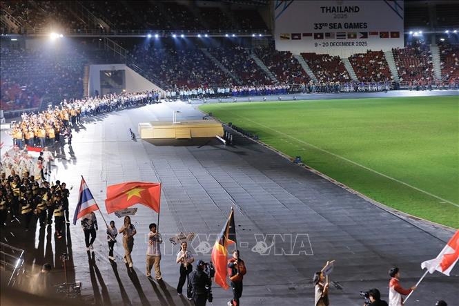 Quang cảnh lễ bế mạc. Ảnh: Minh Quyết - PV TTXVN tại Thái Lan