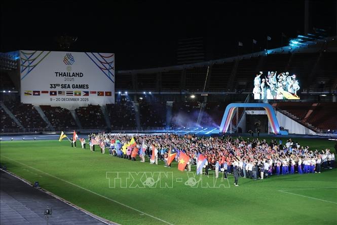 A view of the SEA Games 33 closing ceremony. VNA Photo: Minh Quyết 