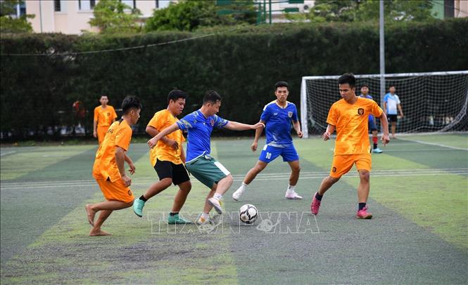 Bộ Tư lệnh Vùng Cảnh sát biển 4 tổ chức các giải thi đấu thể thao. Ảnh: TTXVN phát