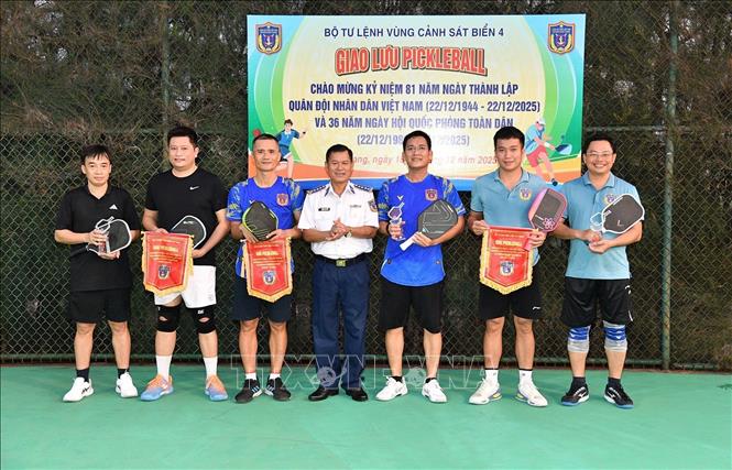 Bộ Tư lệnh Vùng Cảnh sát biển 4 tổ chức các giải thi đấu thể thao. Ảnh: TTXVN phát