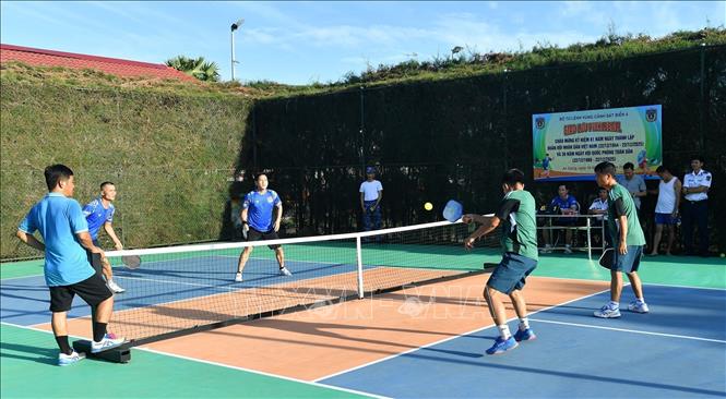 Bộ Tư lệnh Vùng Cảnh sát biển 4 tổ chức các giải thi đấu thể thao. Ảnh: TTXVN phát