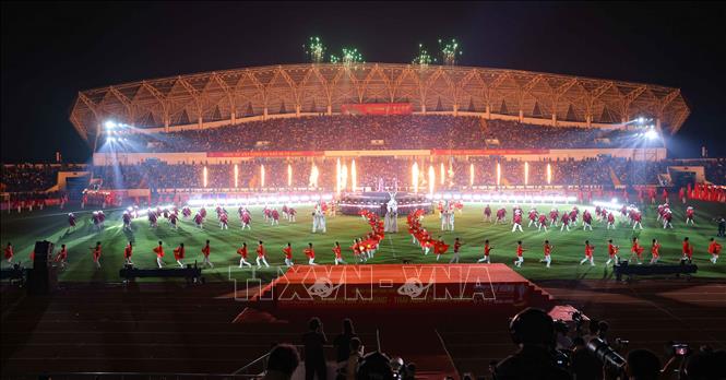 Quang cảnh lễ khai mạc. Ảnh: Thanh Tùng - TTXVN 