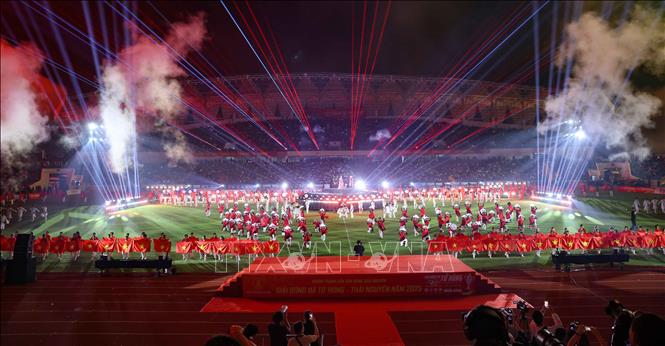 Quang cảnh lễ khai mạc. Ảnh: Thanh Tùng - TTXVN 
