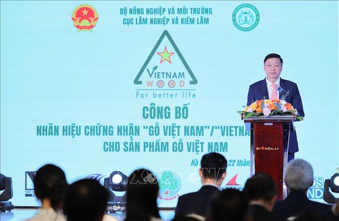 Ông Trần Quang Bảo, Cục trưởng Cục Lâm nghiệp và Kiểm lâm (Bộ Nông nghiệp và Môi trường) phát biểu khai mạc buổi lễ. Ảnh: Lê Đông - TTXVN