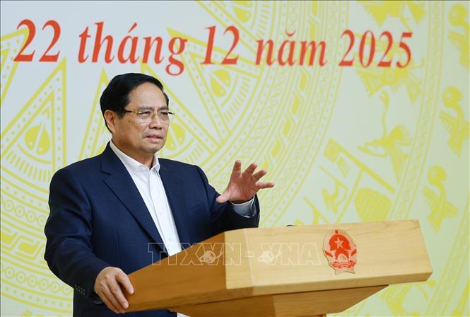 Prime Minister Pham Minh Chinh on December 22 chairs the council’s 16th meeting for the 2021–2025 term to further review preparations for the 11th National Patriotic Emulation Congress. VNA Photo: Dương Giang