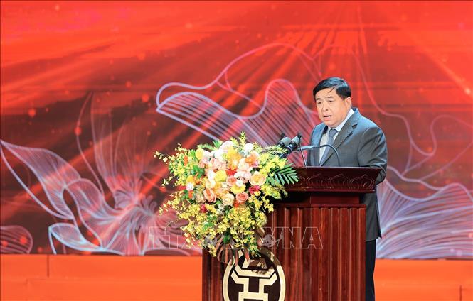 Phó Thủ tướng Nguyễn Chí Dũng phát biểu tại buổi lễ. Ảnh: Lê Đông - TTXVN