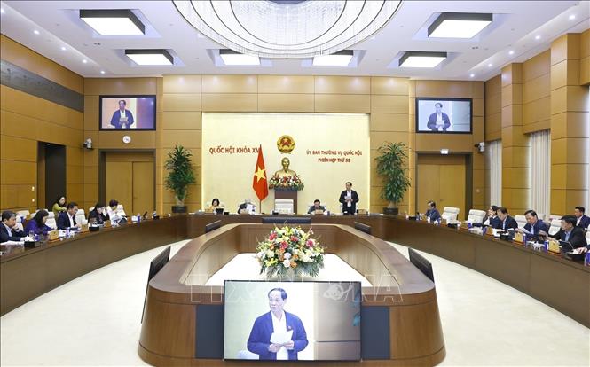 Phó Chủ tịch Quốc hội Trần Quang Phương phát biểu. Ảnh: Doãn Tấn - TTXVN