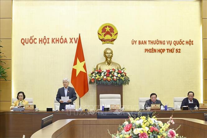 Phó Chủ tịch Thường trực Quốc hội Đỗ Văn Chiến phát biểu. Ảnh: Doãn Tấn - TTXVN