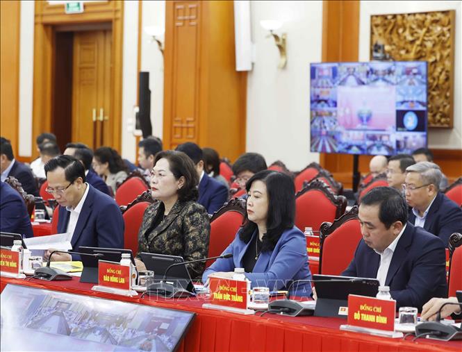 Các đại biểu tham dự hội nghị. Ảnh: Thống Nhất - TTXVN