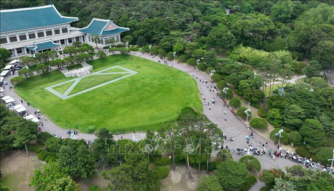 (Tư liệu) Nhà Xanh tại thủ đô Seoul, Hàn Quốc. Ảnh: Yonhap/TTXVN