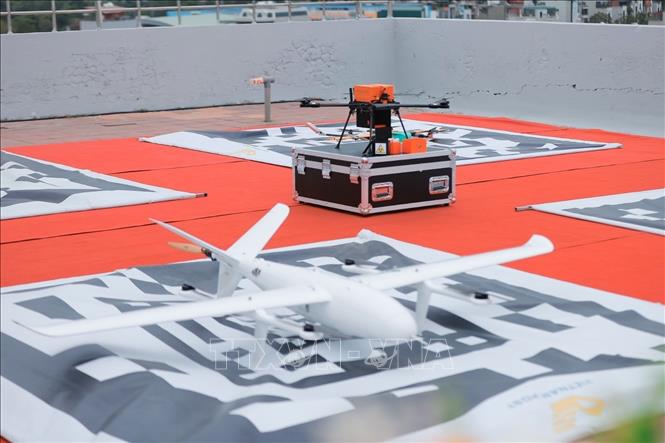 Mô hình này đặc biệt có ý nghĩa trong các tình huống cấp cứu, thiên tai, dịch bệnh hoặc khi hệ thống giao thông đô thị bị gián đoạn. Ảnh: Minh Quyết - TTXVN