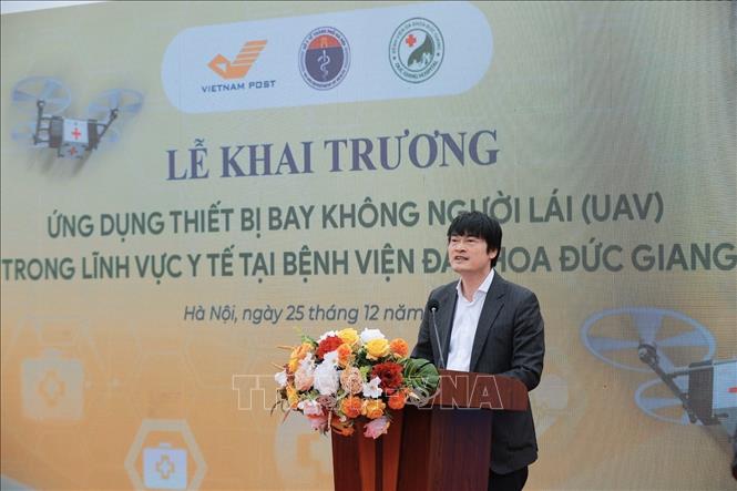 TS.Nguyễn Trọng Diện, Giám đốc Sở Y tế Hà Nội phát biểu. Ảnh: Minh Quyết - TTXVN
