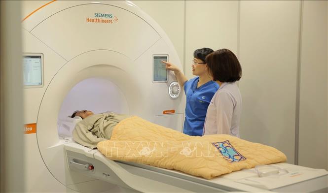 Bệnh viện Đại học Y dược Thành phố Hồ Chí Minh có trang thiết bị y tế hiện đại. Ảnh: TTXVN phát