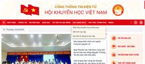 Ra mắt Cổng thông tin điện tử Hội Khuyến học Việt Nam