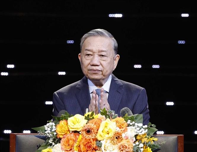 Tổng Bí thư Tô Lâm phát biểu. Ảnh: Thống Nhất – TTXVN