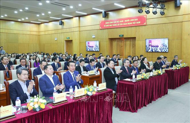 Đại biểu tham dự hội nghị. Ảnh: Phương Hoa - TTXVN