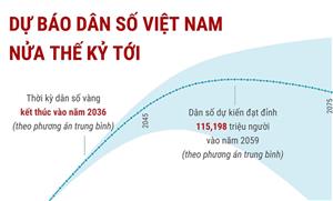 Dự báo dân số Việt Nam nửa thế kỷ tới