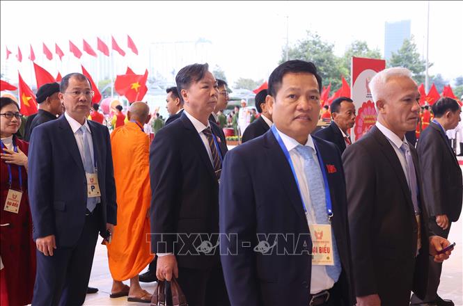 Các đại biểu dự Đại hội Thi đua yêu nước toàn quốc lần thứ XI. Ảnh: Văn Điệp - TTXVN