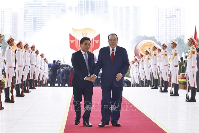 Nguyên Tổng Bí thư Nông Đức Mạnh đến dự Đại hội. Ảnh: Doãn Tấn - TTXVN