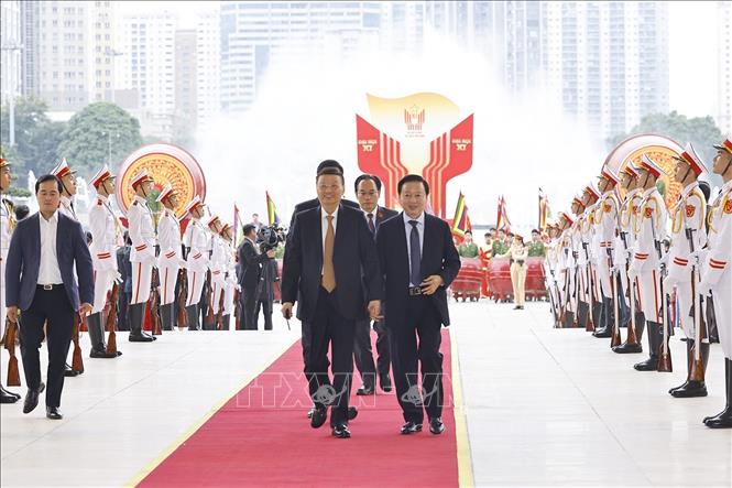 Đại biểu đến dự Đại hội. Ảnh: Doãn Tấn - TTXVN