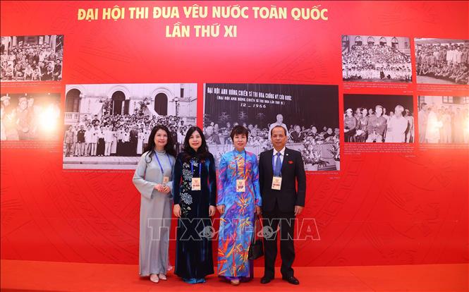 Đại biểu Thông tấn xã Việt Nam dự Đại hội, Ảnh: Văn Điệp - TTXVN