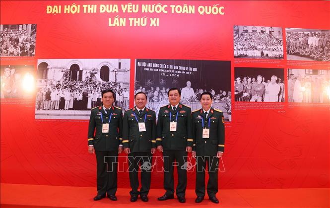 Các đại biểu dự Đại hội Thi đua yêu nước toàn quốc lần thứ XI. Ảnh: Văn Điệp - TTXVN