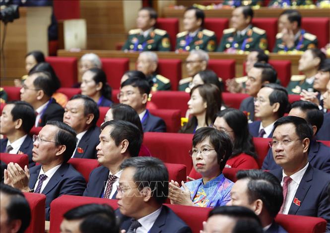 Đại biểu dự đại hội. Ảnh: Thống Nhất - TTXVN