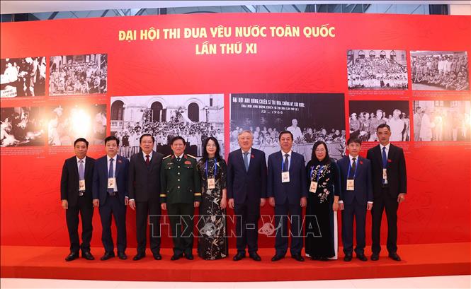 Các đại biểu dự Đại hội Thi đua yêu nước toàn quốc lần thứ XI. Ảnh: Văn Điệp - TTXVN