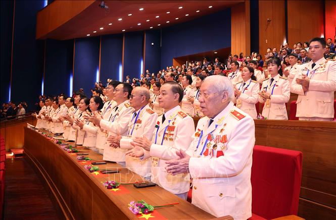 Các đại biểu dự Đại hội Thi đua yêu nước toàn quốc lần thứ XI. Ảnh: Văn Điệp - TTXVN
