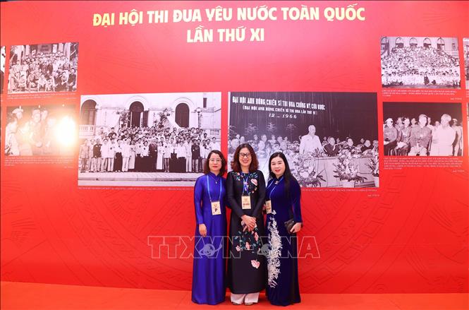 Các đại biểu dự Đại hội Thi đua yêu nước toàn quốc lần thứ XI. Ảnh: Văn Điệp - TTXVN