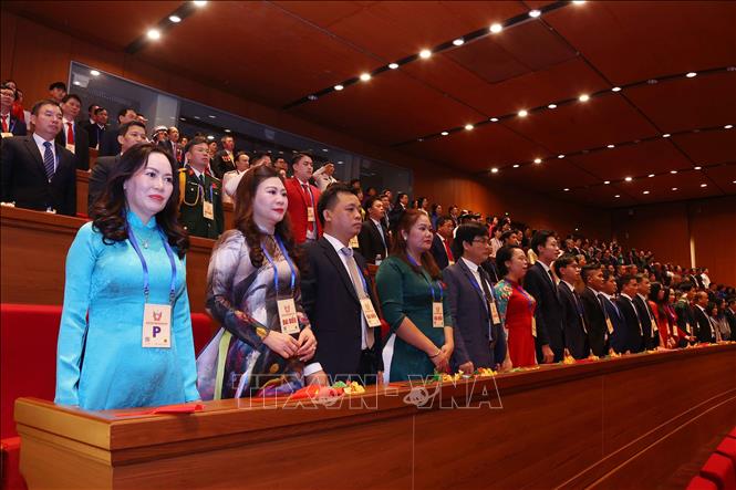 Các đại biểu dự Đại hội Thi đua yêu nước toàn quốc lần thứ XI. Ảnh: Văn Điệp - TTXVN