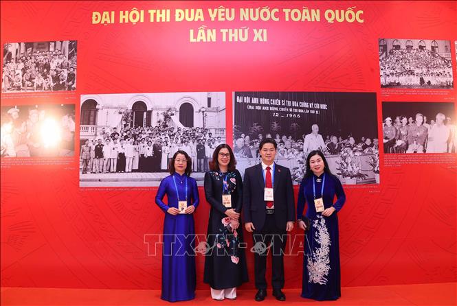 Các đại biểu dự Đại hội Thi đua yêu nước toàn quốc lần thứ XI. Ảnh: Văn Điệp - TTXVN