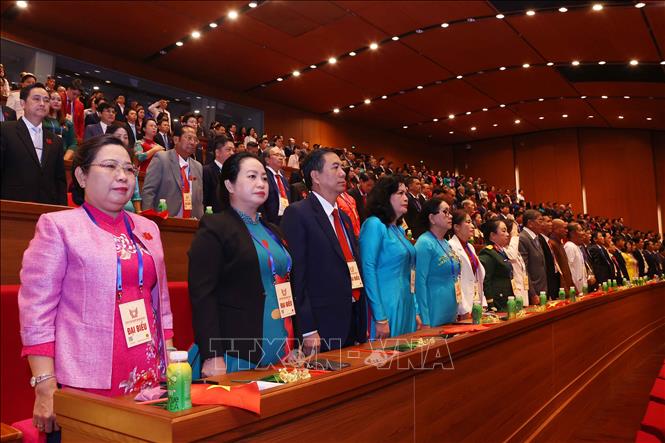 Các đại biểu dự Đại hội Thi đua yêu nước toàn quốc lần thứ XI. Ảnh: Văn Điệp - TTXVN