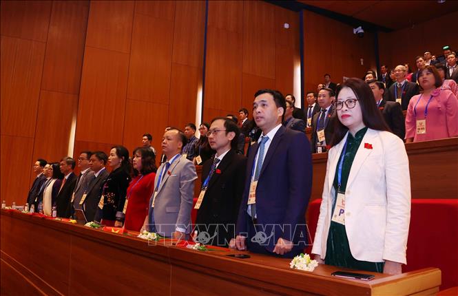 Các đại biểu dự Đại hội Thi đua yêu nước toàn quốc lần thứ XI. Ảnh: Văn Điệp - TTXVN